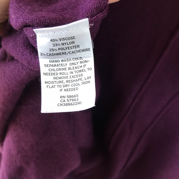 Caslon oversized purple sweater - Picture 7 of 8